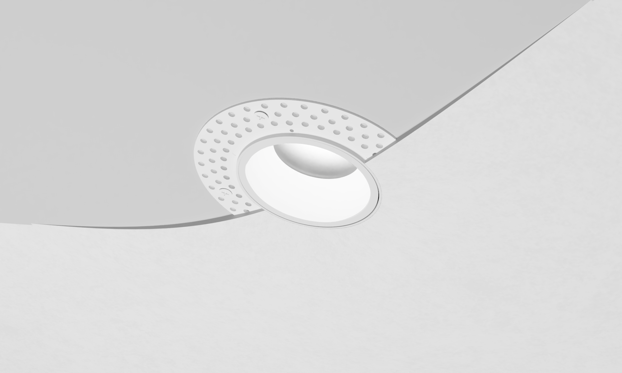 2” round fixed + adjustable trimless LED Downlights